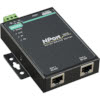 2 port device server, 10/100 Ethernet, RS-232, RJ45 8 pin with adapter (Con alimentatore)MOXA